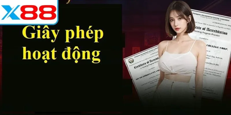 Nhiều loại giấy phép hoạt động từ nhà cái